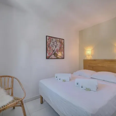 아파트 Immogroom - Renovated - Sea View - Pool - Patio - Wifi - Ac - Parking